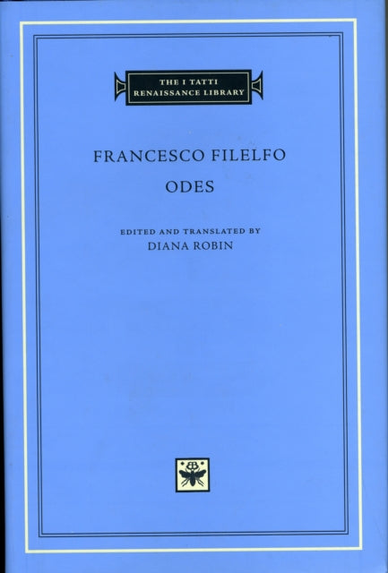 Book cover of: Odes. By: Francesco Filelfo