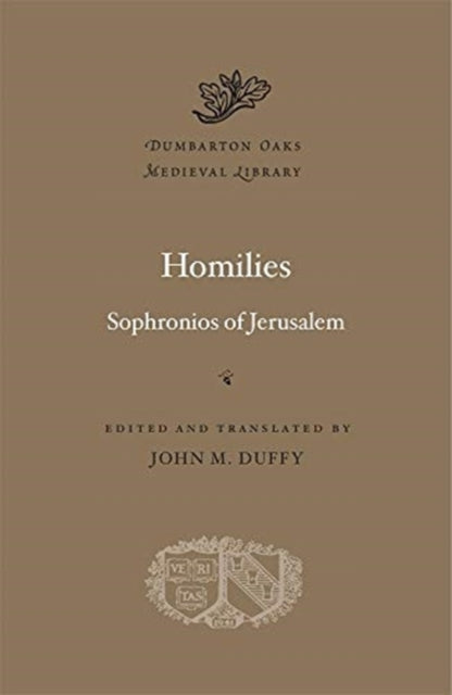 Book cover of: Homilies. By: Sophronios of Jerusalem