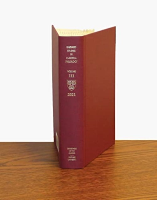 Book cover of: Harvard Studies in Classical Philology, Volume 111. By: Richard F. Thomas