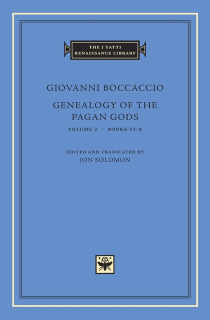 Book cover of: Genealogy of the Pagan Gods. By: Giovanni Boccaccio