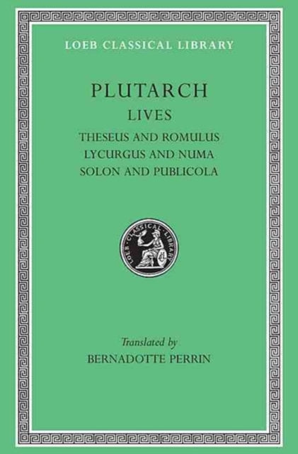 Book cover of: Lives, Volume I. By: Plutarch
