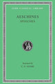 Book cover of: Speeches. By: Aeschines