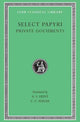 Book cover of: Select Papyri, Volume I