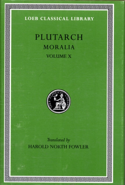 Book cover of: Moralia, X. By: Plutarch