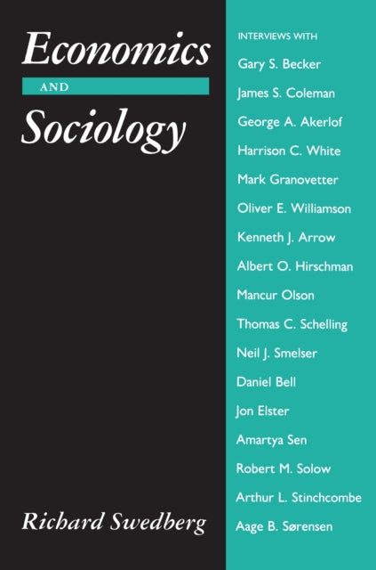 Book cover of: Economics and Sociology