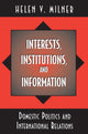 Book cover of: Interests, Institutions, and Information