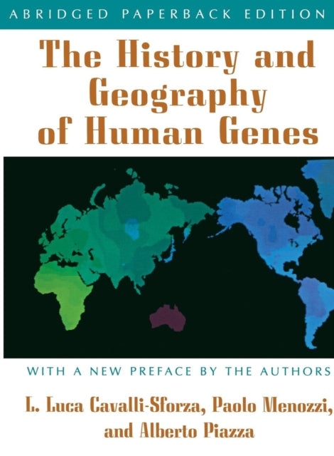 Book cover of: History and Geography of Human Genes. By: Luigi Luca Cavalli-Sforza