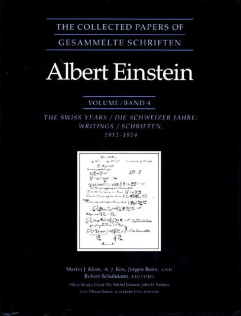 Book cover of: Collected Papers of Albert Einstein, Volume 4. By: Albert Einstein
