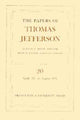 Book cover of: Papers of Thomas Jefferson, Volume 20. By: Thomas Jefferson