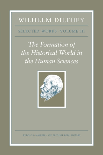 Book cover of: Wilhelm Dilthey: Selected Works, Volume III. By: Wilhelm Dilthey