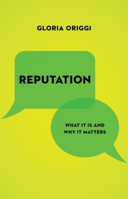 Book cover of: Reputation. By: Gloria Origgi