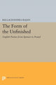 Book cover of: Form of the Unfinished. By: Ballachandra Rajan