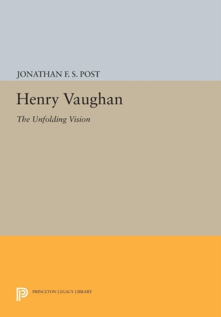 Book cover of: Henry Vaughan. By: Jonathan F.S. Post