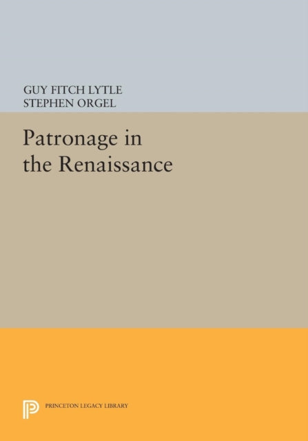 Book cover of: Patronage in the Renaissance