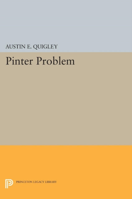 Book cover of: Pinter Problem. By: Austin E. Quigley