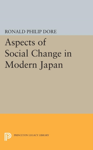 Book cover of: Aspects of Social Change in Modern Japan. By: Ronald Philip Dore