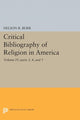 Book cover of: Critical Bibliography of Religion in America, Volume IV, parts 3, 4, and 5. By: Nelson Rollin Burr