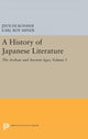 Book cover of: History of Japanese Literature, Volume 1. By: Jin'ichi Konishi