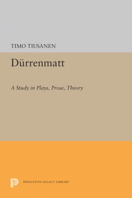 Book cover of: Durrenmatt. By: Timo Tiusanen