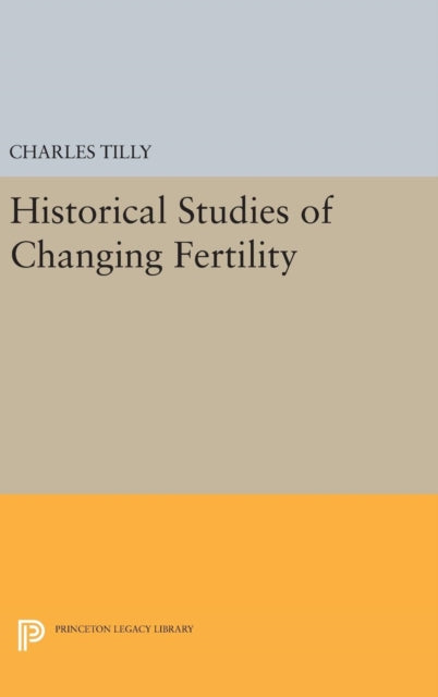 Book cover of: Historical Studies of Changing Fertility. By: Charles Tilly