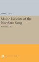 Book cover of: Major Lyricists of the Northern Sung. By: James J. Y. Liu