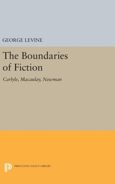 Book cover of: Boundaries of Fiction. By: George Levine