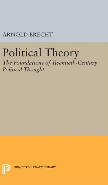 Book cover of: Political Theory. By: Arnold Brecht