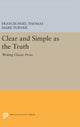 Book cover of: Clear and Simple as the Truth. By: Francis-Noël Thomas
