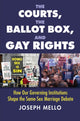 Book cover of: Courts, the Ballot Box, and Gay Rights. By: Joseph Mello