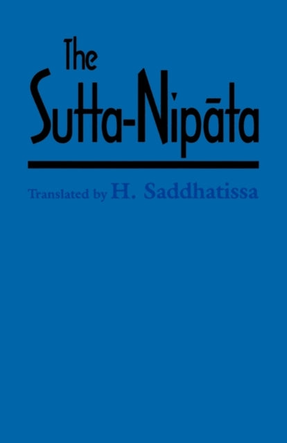 Book cover of: Sutta-Nipata. By: H. Saddhatissa