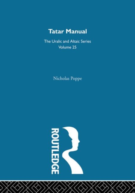 Book cover of: Tatar Manual. By: Poppe, N. N.