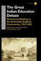 Book cover of: Great Indian Education Debate. By: Martin Moir