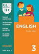Book cover of: 11+ Practice Papers English Pack 3 (Multiple Choice)