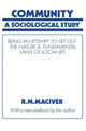 Book cover of: Community. By: R.M. Maciver