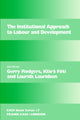 Book cover of: Institutional Approach to Labour and Development