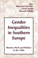 Book cover of: Gender Inequalities in Southern Europe. By: Maria Gonzalez