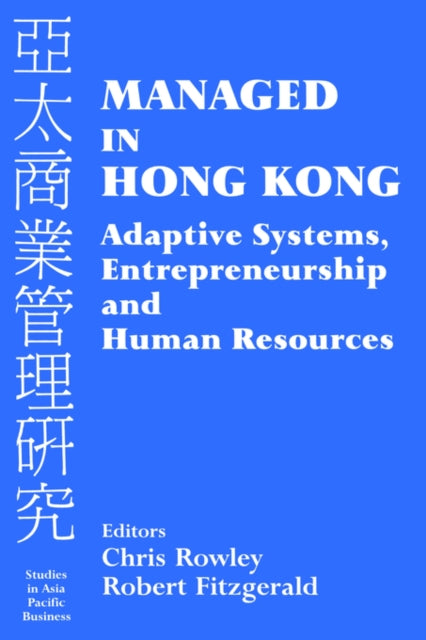 Book cover of: Managed in Hong Kong. By: Chris Rowley