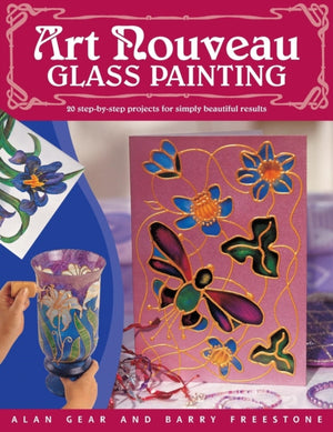 "Art Nouveau" Glass Painting Made Easy