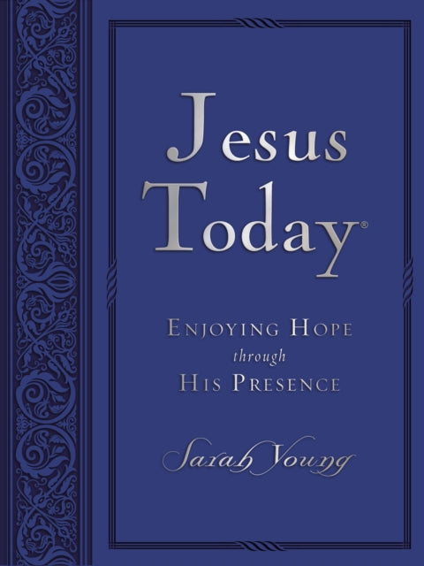 Book cover of: Jesus Today, Large Text Blue Leathersoft, with Full Scriptures