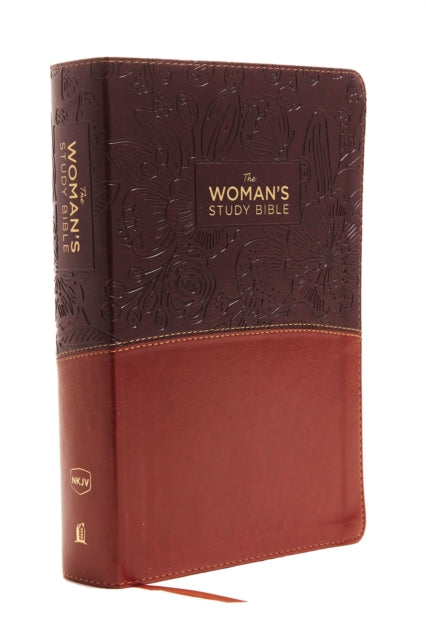Book cover of: NKJV, The Woman's Study Bible, Leathersoft, Brown/Burgundy, Red Letter, Full-Color Edition. By: Dorothy Patterson