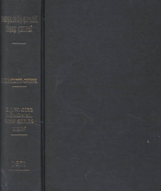 Book cover of: Mesair us-suara (or Tezkere Asik Celebi). By: G. M. Meredith-Owens