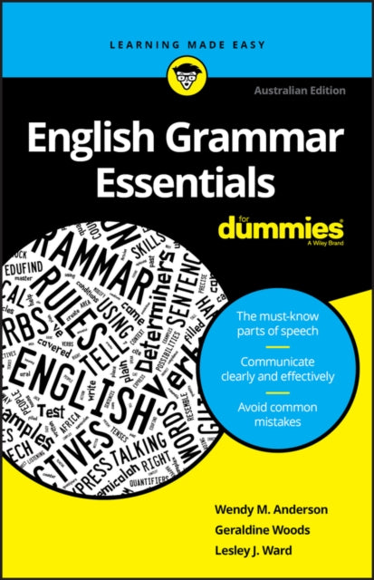 Book cover of: English Grammar Essentials For Dummies. By: Wendy M. Anderson
