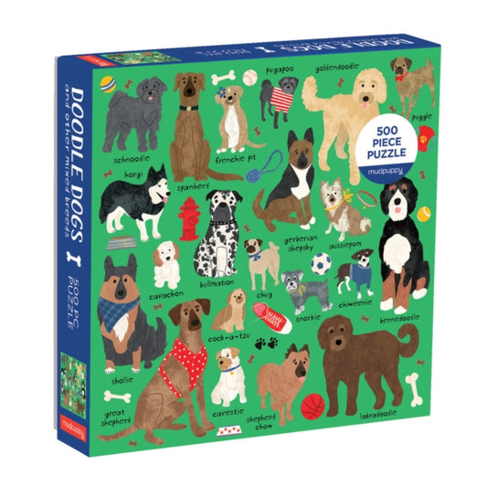 Book cover of: Doodle Dog And Other Mixed Breeds 500 Piece Family Puzzle