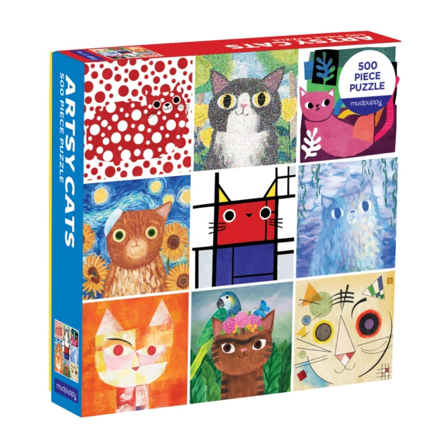 Book cover of: Artsy Cats 500 Piece Family Puzzle