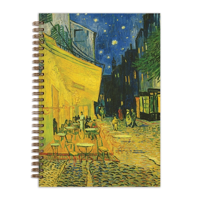 Book cover of: Van Gogh Terrace at Night 7 x 10" Wire-O Journal. By: Galison