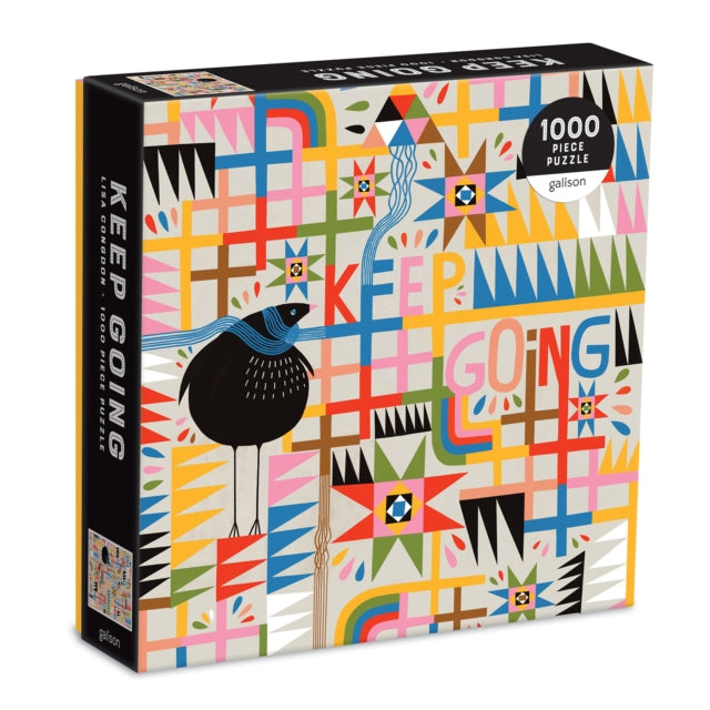 Book cover of: Keep Going 1000 Piece Puzzle in Square Box