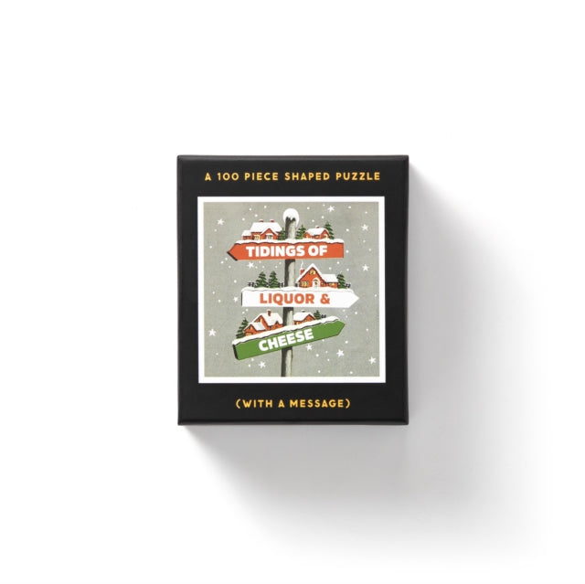 Book cover of: Tidings 100 Piece Mini Shaped Puzzle