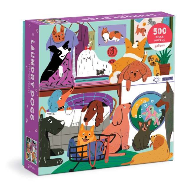 Book cover of: Laundry Dogs 500 Piece Puzzle