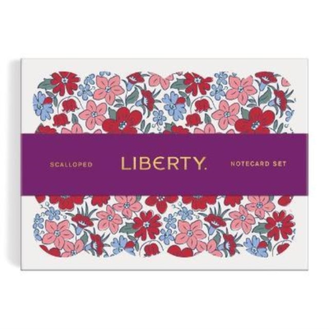 Book cover of: Liberty Scalloped Shaped Notecard Set