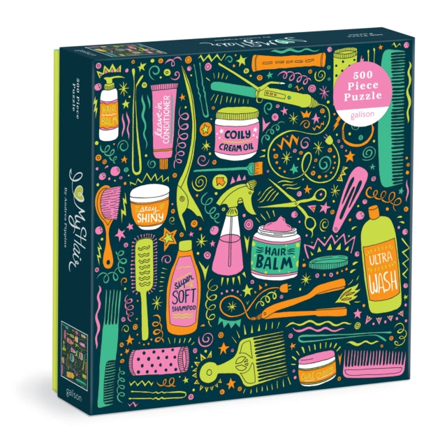 Book cover of: Andrea Pippins I Love My Hair Tools 500 Piece Puzzle